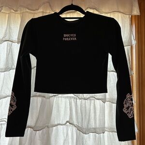 DarcSport Athletic Long Sleeve Crop Top